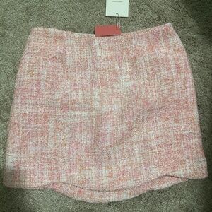 Tweed mini skirt